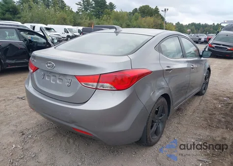 2012 Hyundai Elantra Gls (Ulsan Plant) from USA, damaged, VIN KMHDH4AE1CU306869